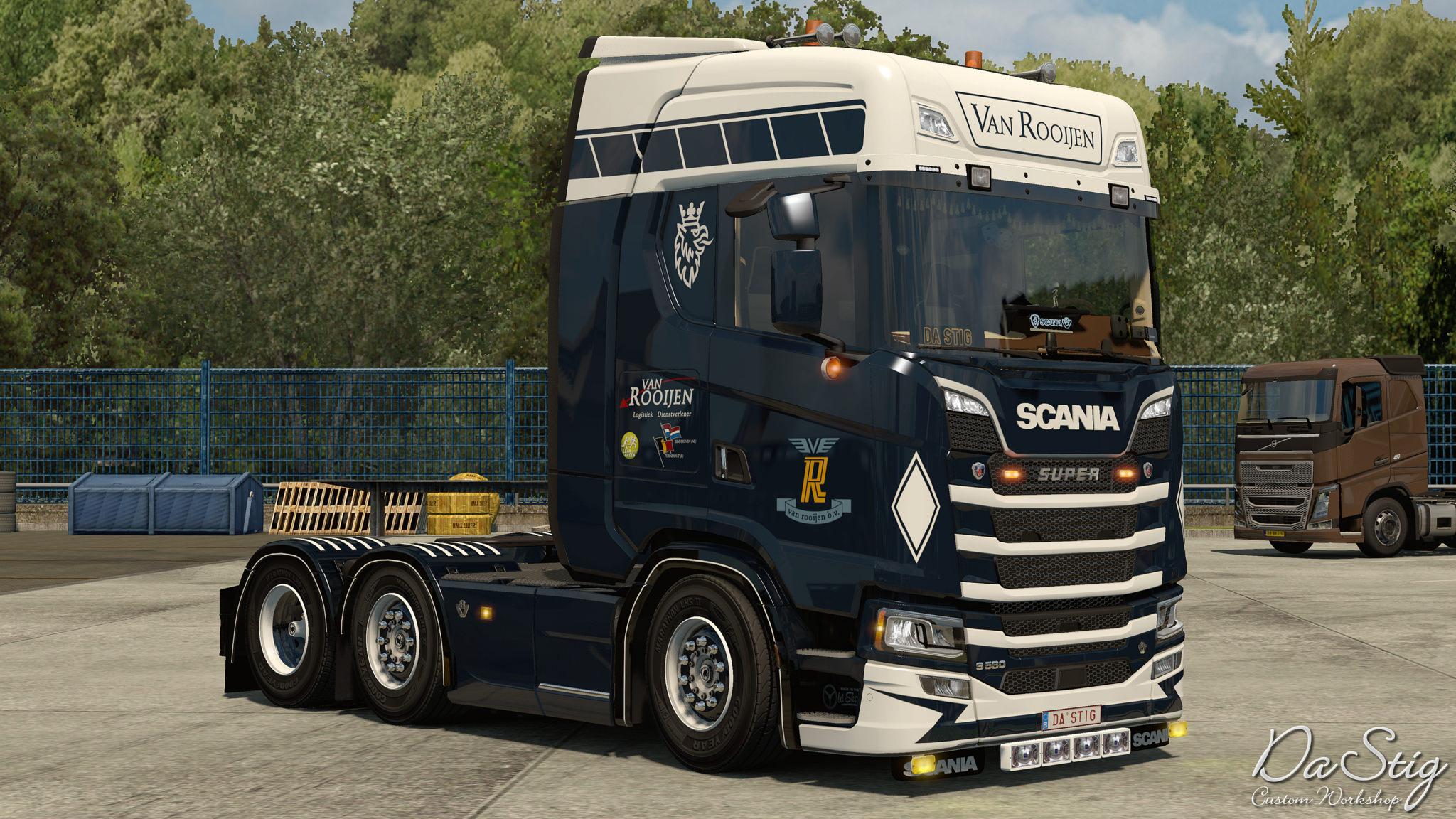 Van Rooijen skin for Scania Next Gen 1.33