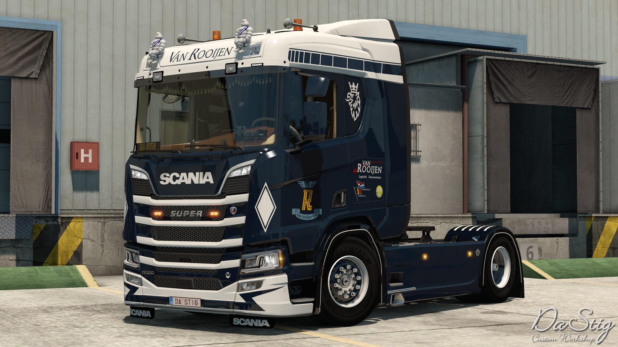 Van Rooijen skin for Scania Next Gen 1.33