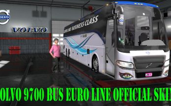 Volvo 9700 bus Euro line official and bus + passenger v2.0