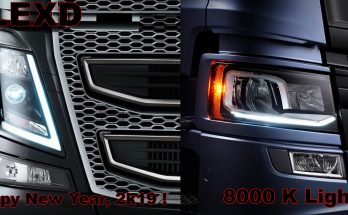 ALEXD 8000 K Lights Scania S;R & Volvo FH 12 2012 v1.0
