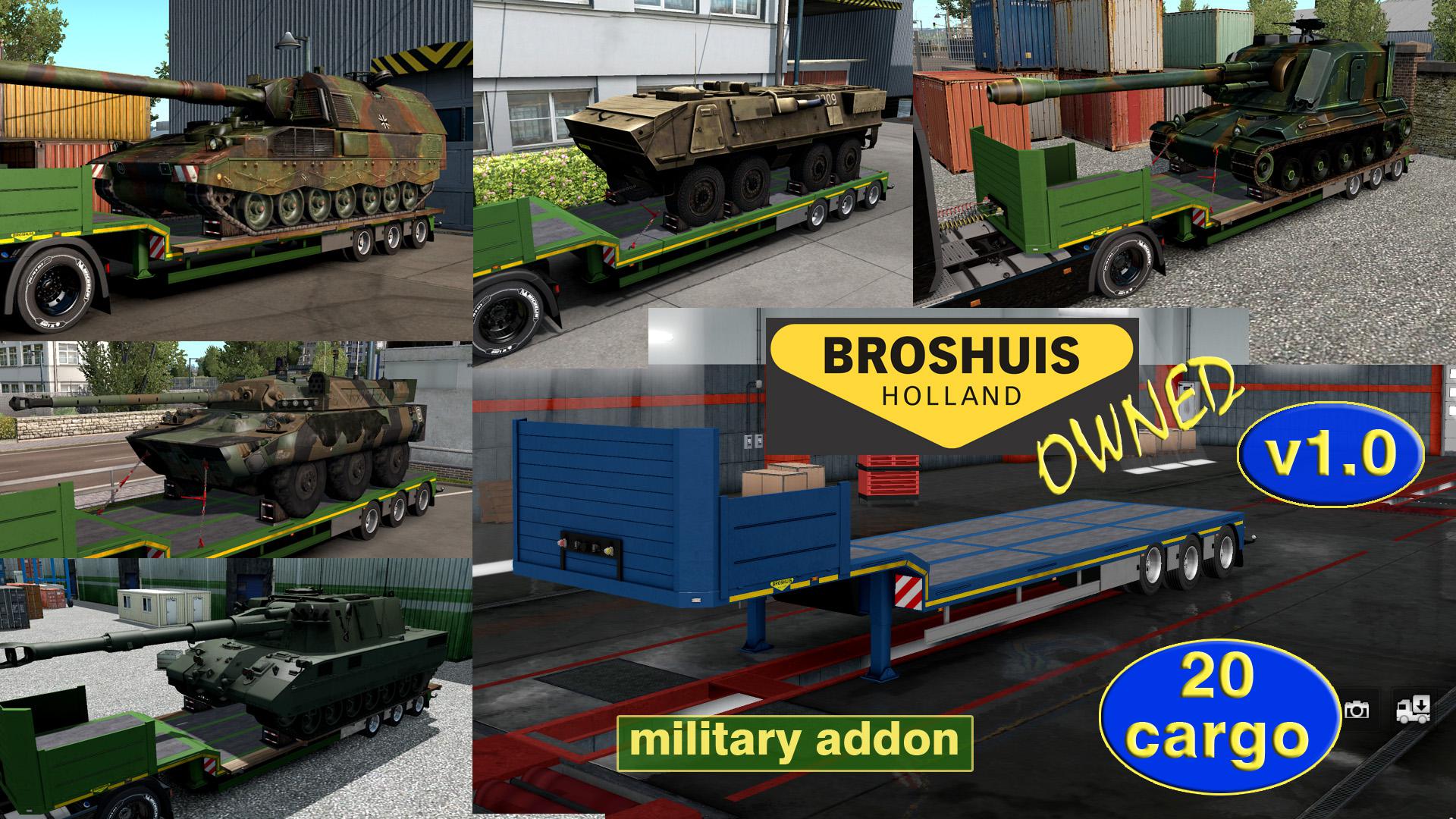 Military Addon for Ownable Trailer Broshuis v1.0 ets2