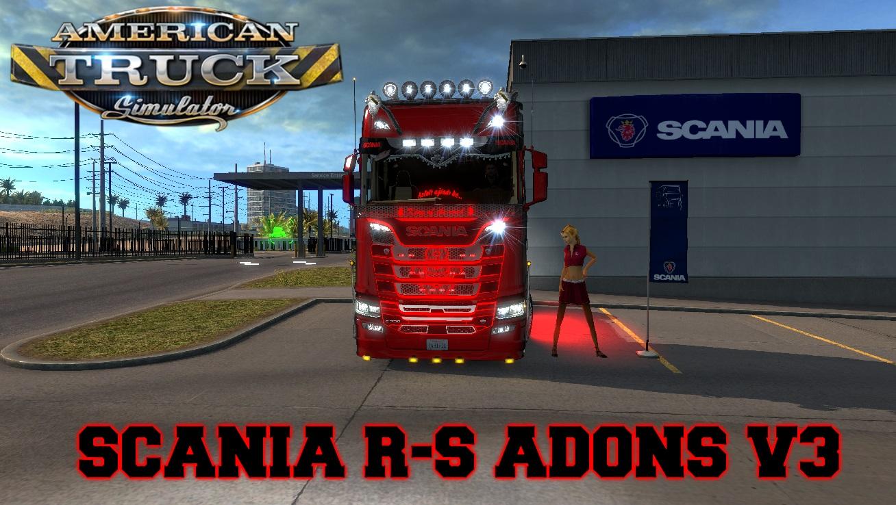 Scania R S Adons v3 for ats 1.33.x