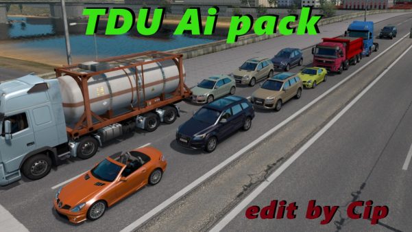 TDU Traffic Pack ATS 1.33 edit by Cip + Sounds v 1.1