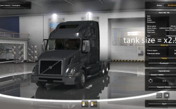 Tank size + engine torque x2.5 for all Trucks v 1.0