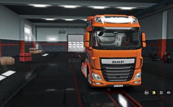 Exterior view reworked for DAF XF Euro 6 v1.1