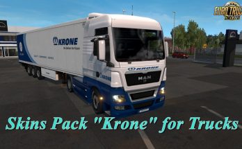 Krone Skins Pack for Trucks v2.0 1.33.x