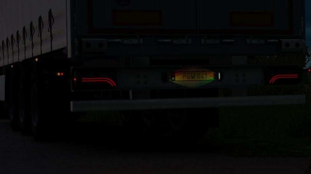 License Plate Lighting for all Own Trailers 1.33.x