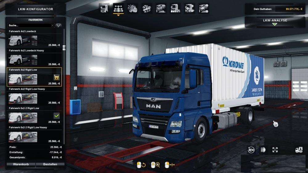 MAN TGX E6 Madster Wechselbruecke Addon 1.33.x