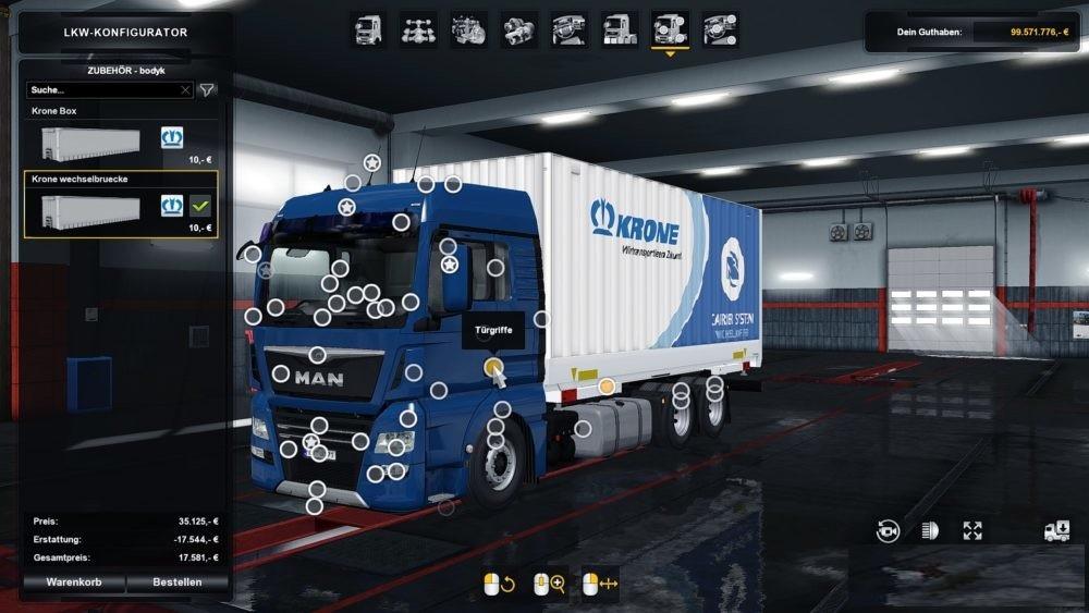 MAN TGX E6 Madster Wechselbruecke Addon 1.33.x