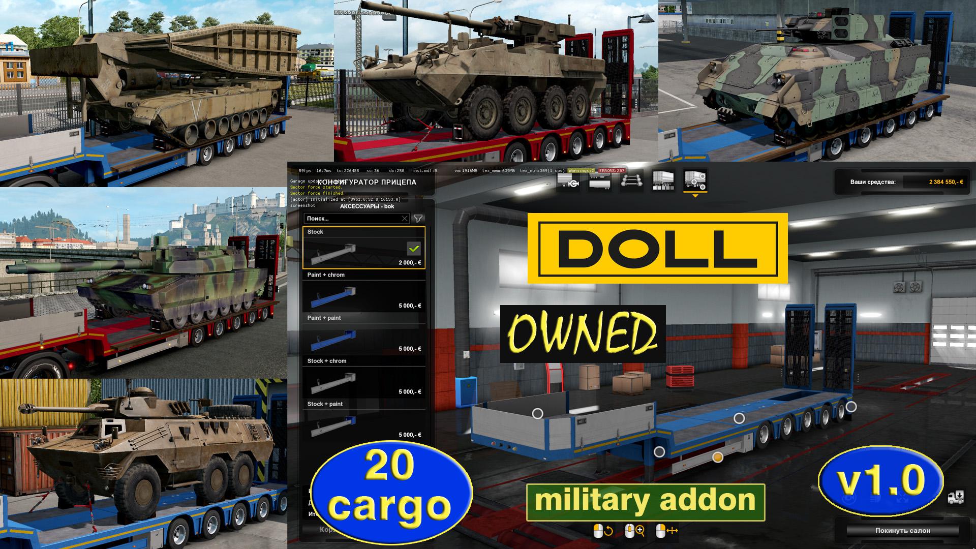 Military Addon for Ownable Trailer Doll Panther v1.0