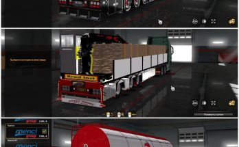 Pack trailers in the property v1.0