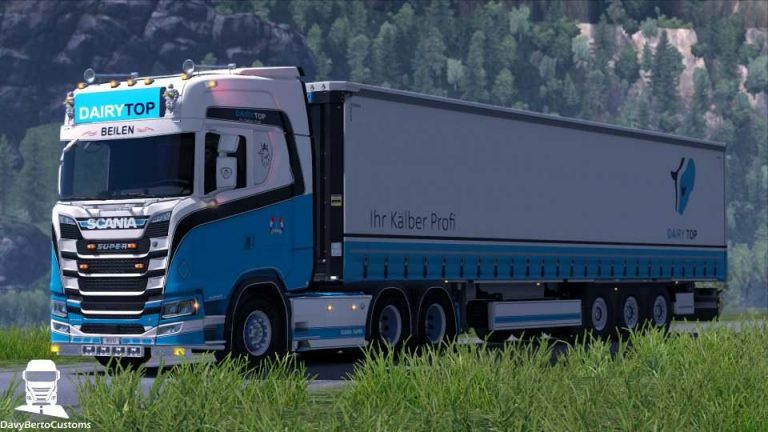 Scania S Dairy Top Combo 1.33.x - Allmods.net