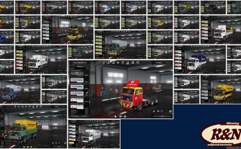 Skins Pack for VOLVO F88 by XBS