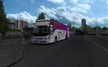 Volvo px 9700 and 9400 bus new texture skin DBMX 1.33.x