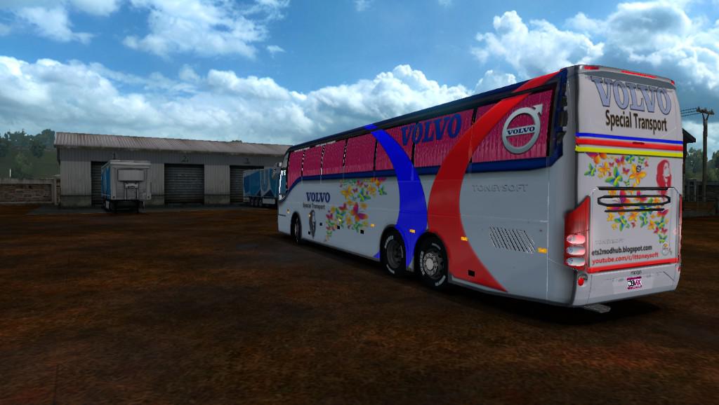 Volvo px 9700 and 9400 bus new texture skin DBMX 1.33.x