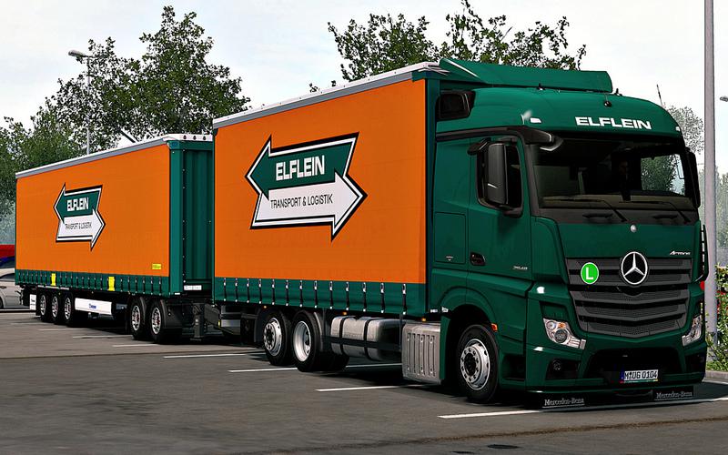 MB Actros MP4 Edit + Rigid Chassis v1.1