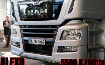 ALEXD 5500 K Lights MAN TGX EURO 6 v1.0