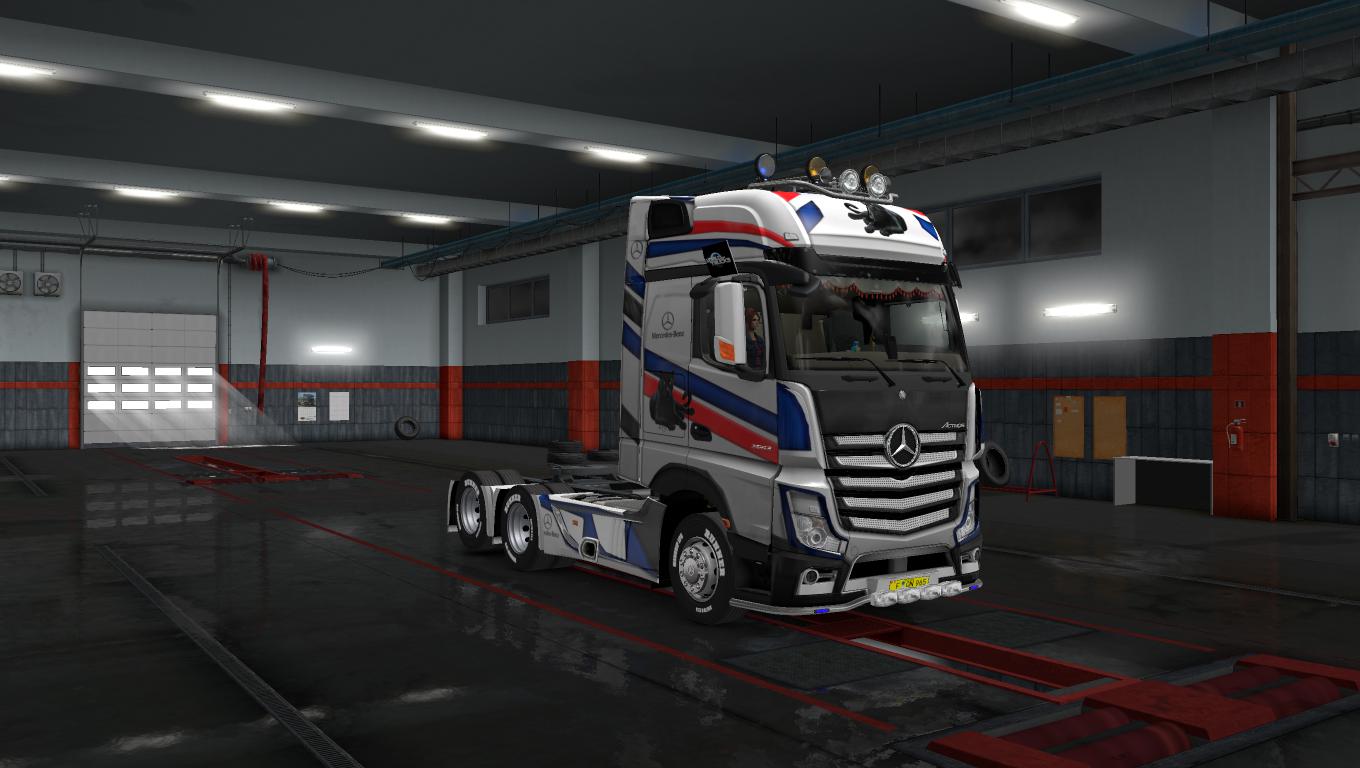 Mercedes Actors Mp4 Heavy Truck skin Panther Speed 4k v1.0