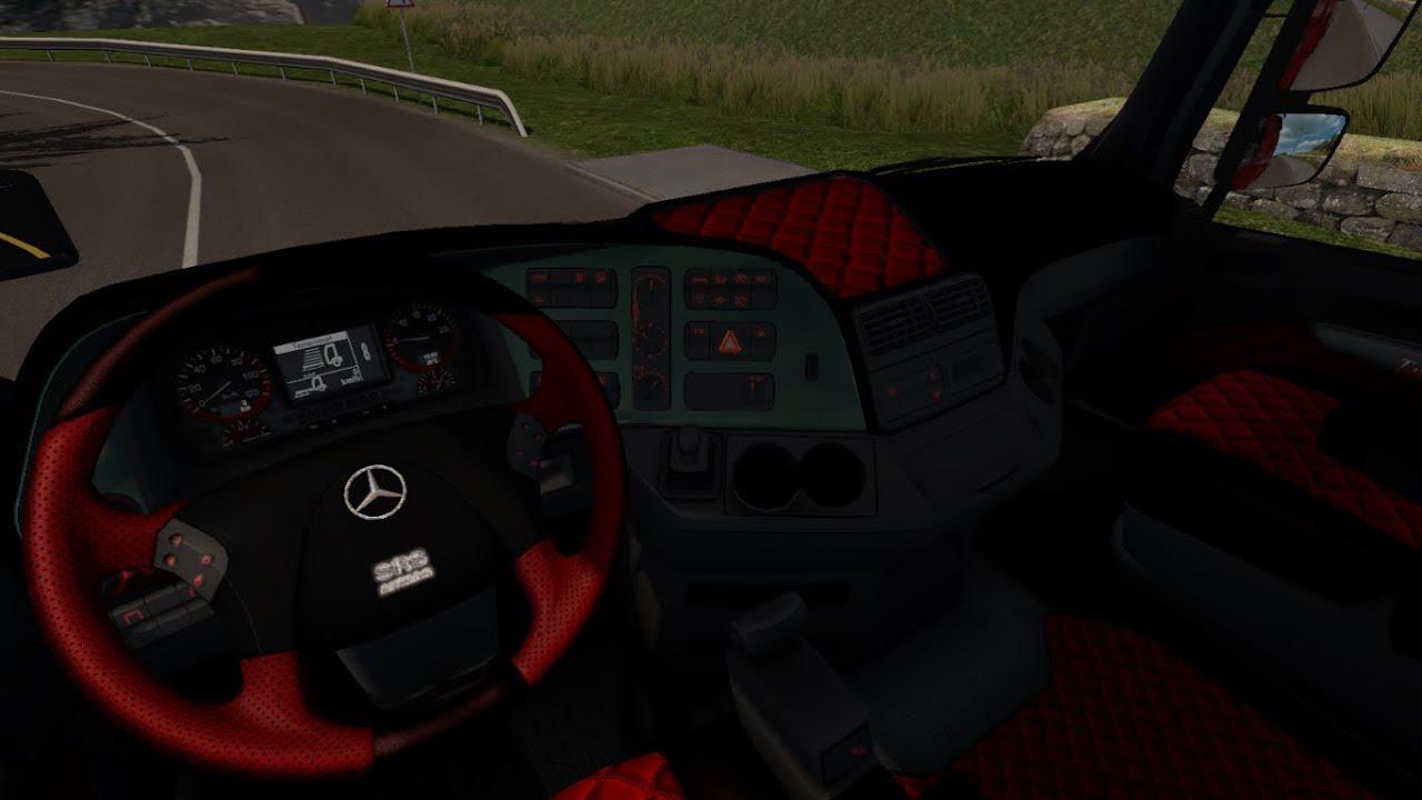 Mercedes Actros Mp3 Black Red Interior 1 34 X Allmods Net
