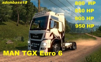 New engines for MAN TGX Euro 6 v1.0