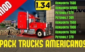 Pack Trucks American ETS2 1.34