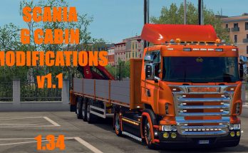 Scania G Modifications v1.1 1.34 Fix