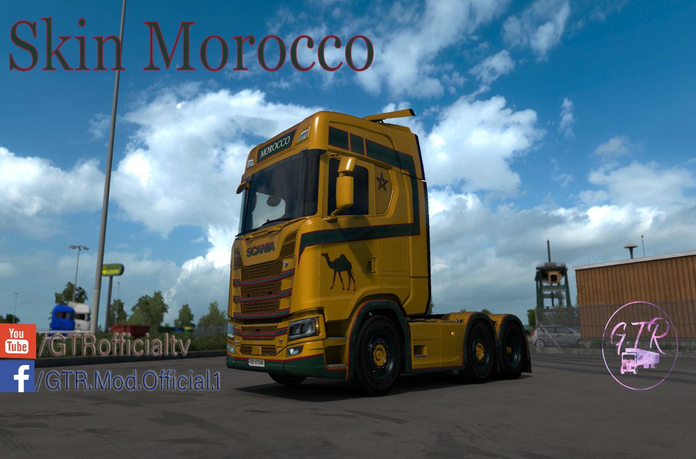 Skin Morocco for Scania S Next Gen v1.1