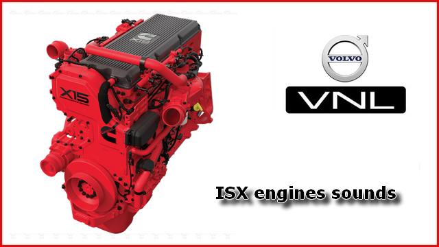 ISX Engines sounds mod for SCS Volvo VNL v1.2