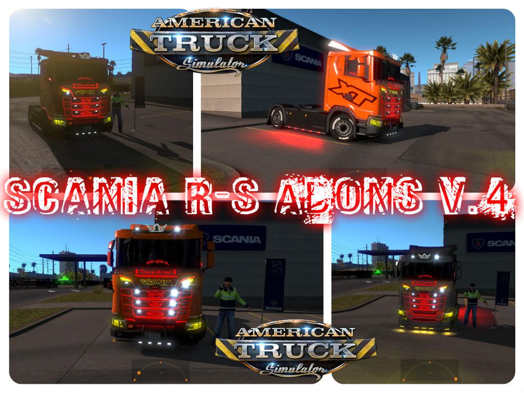 Scania R-S Adons v4.0 for ATS 1.34