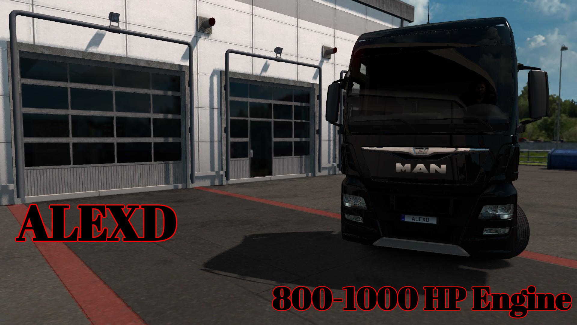 ALEXD MAN TGX EURO 6 800-1000 HP ENGINES 1.34.x