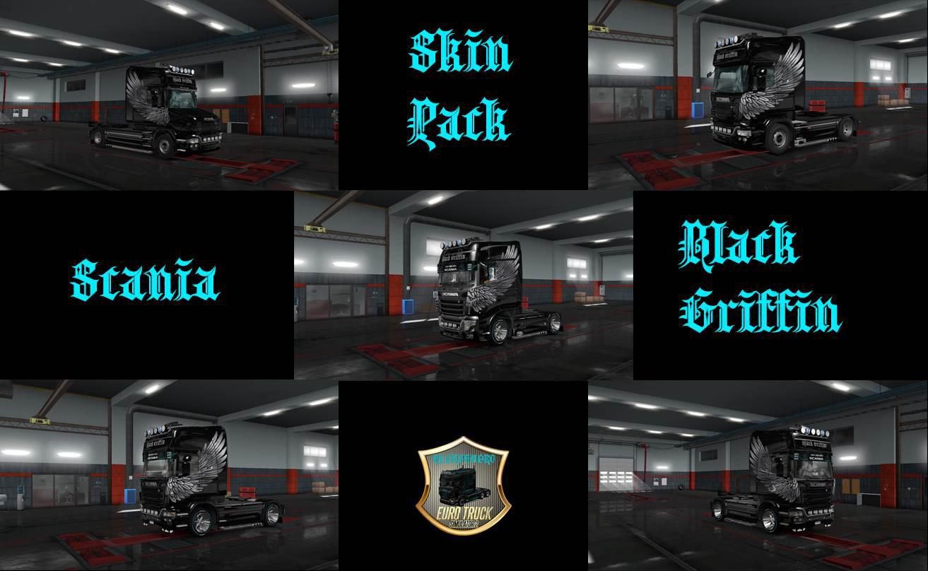 Black Griffin Scania SkinPack 1.34
