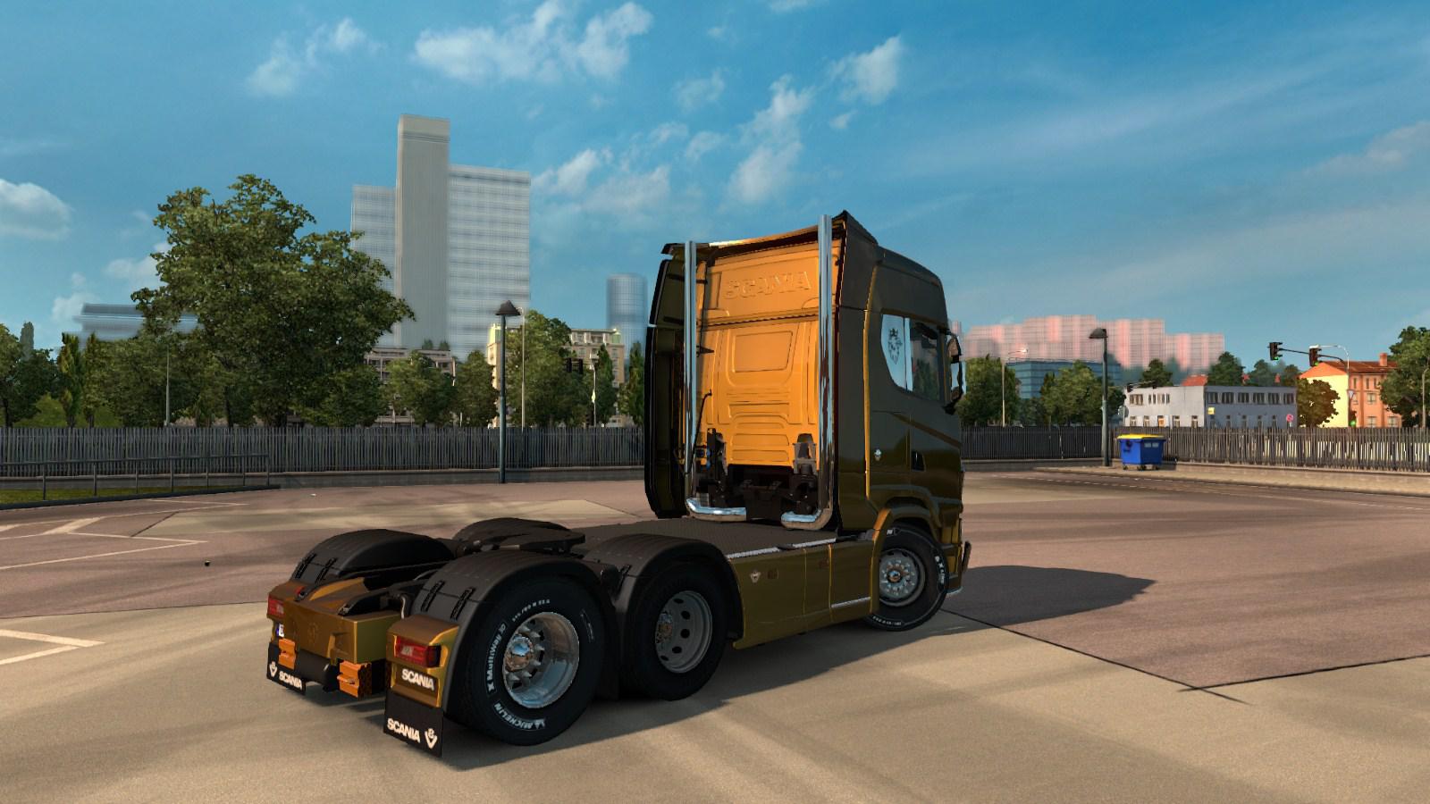 Exhaust Smoke for Scania Next Generation (high quality) 1.34.x