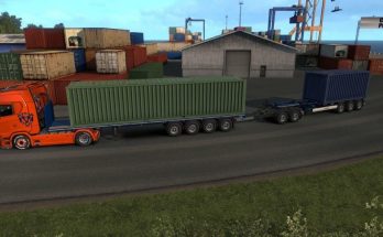 Flatbed with Krone Boxliner High Capacity MP-SP 1.34.x