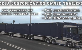 Mega customization Owned Trailers v1.0 1.34.x