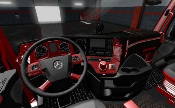 Mercedes MP4 Red Black LUX Interior 1.34.x