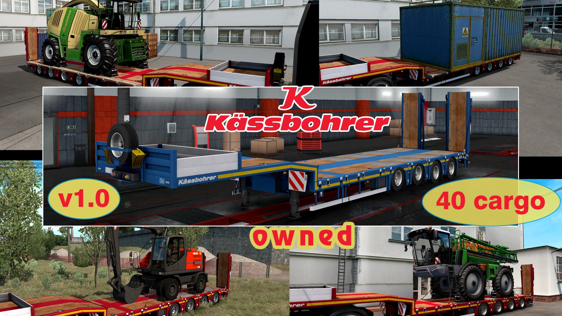 Ownable overweight trailer Kassbohrer LB4E v1.0