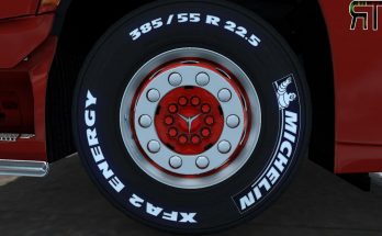 Rhodee Tuning Red White Skin for abbastreppas Wheel Pack v1.0