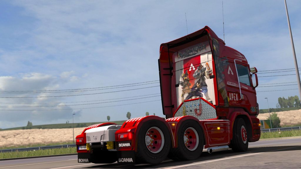 Scania RJL Euro 6 Apex Legends Skin 1.34.x - Allmods.net