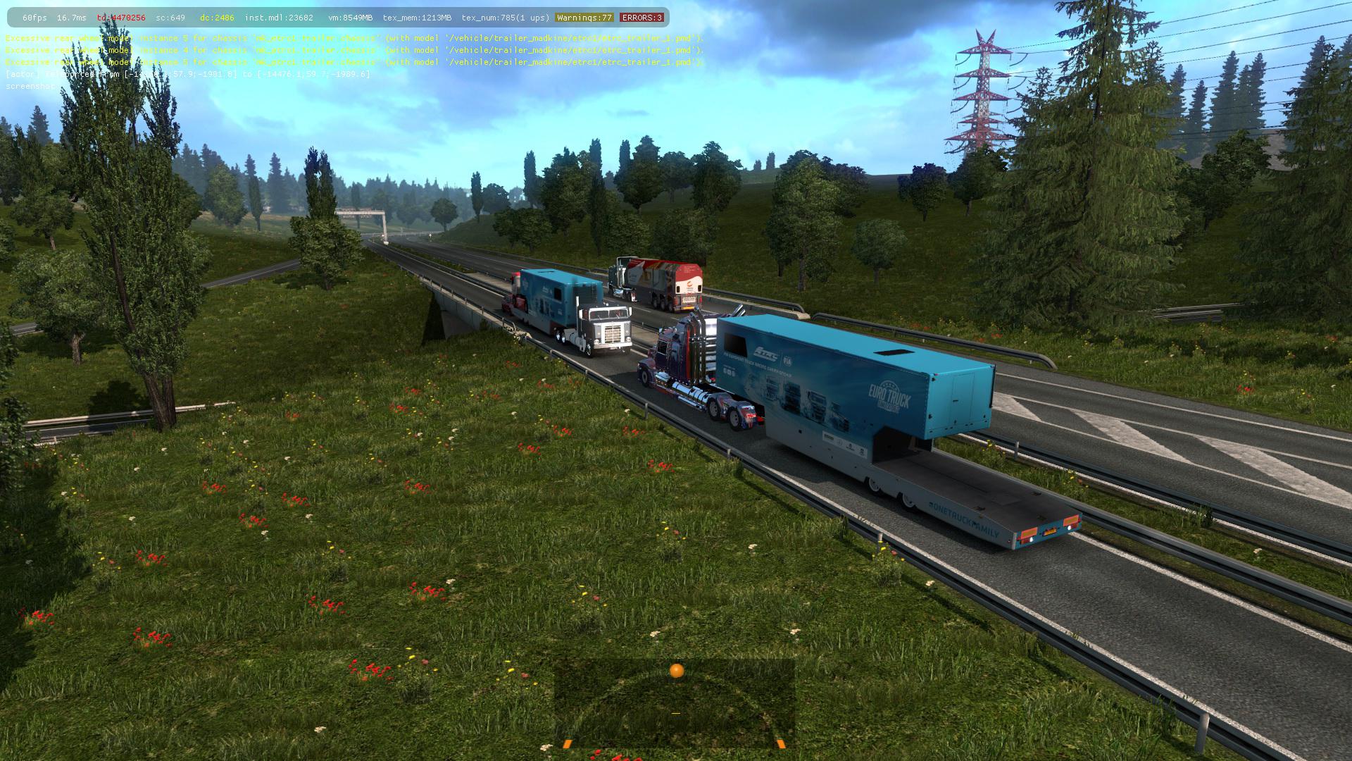 SCS ETRC trailers in AI traffic 1.34