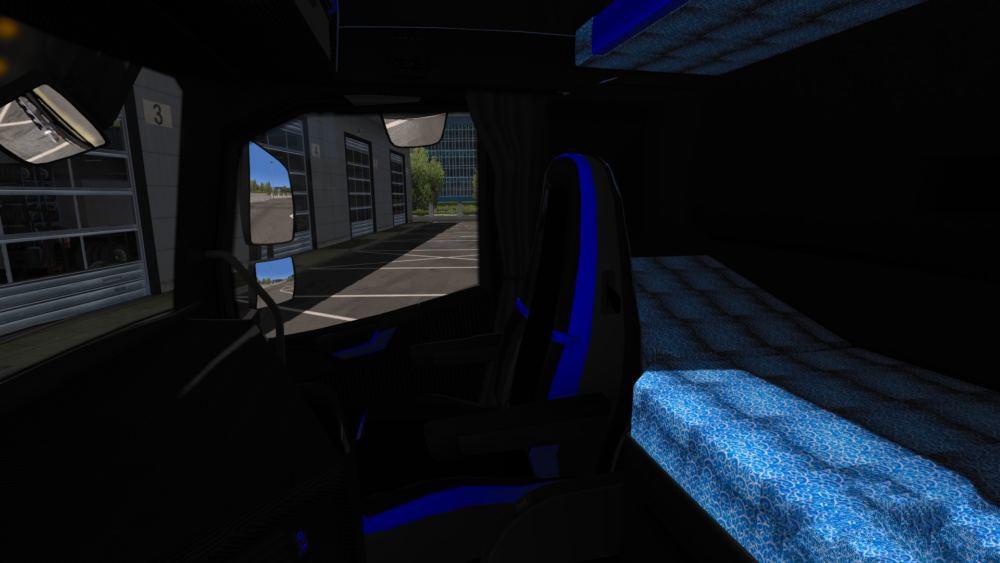 Volvo FH 2012 Black - Blue Interior With Blue Lights 1.34.x