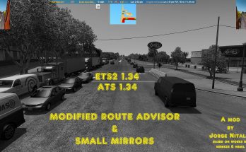 Modified Route Advisor & Small Mirrors 1.34