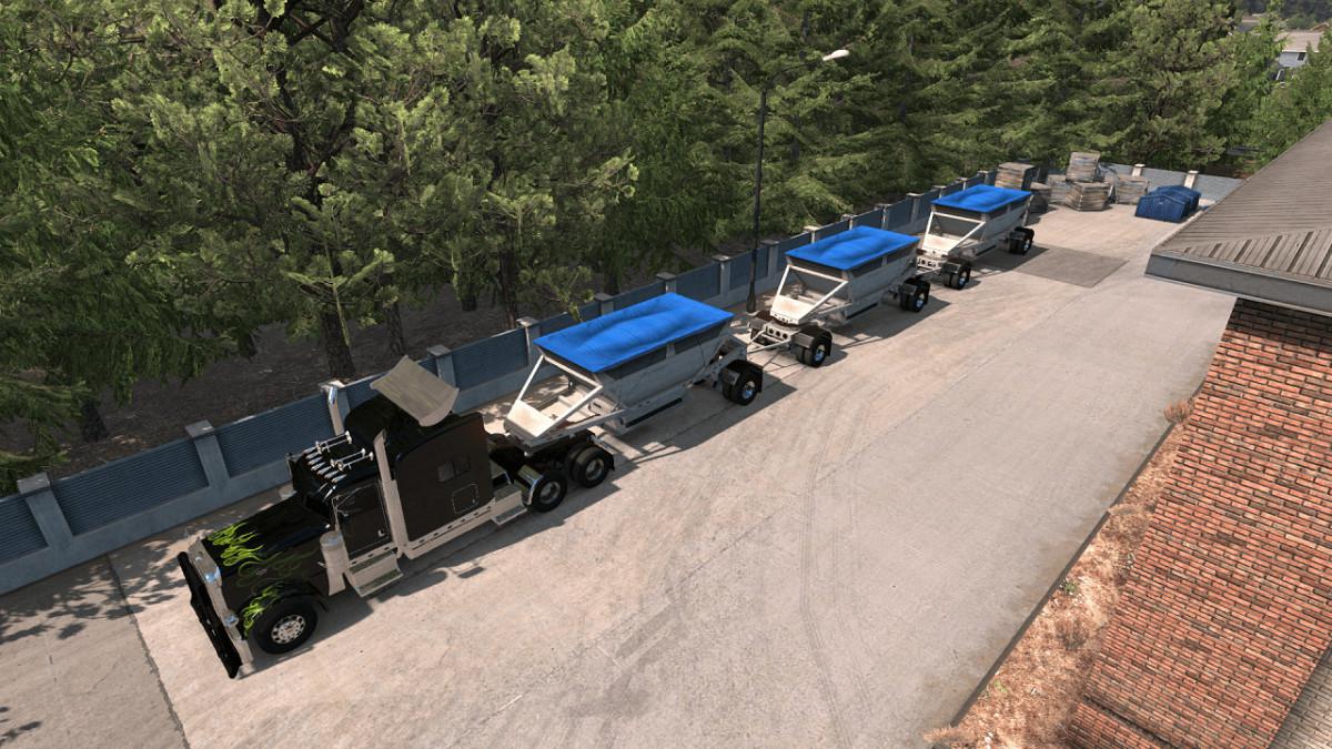 Dump Bottom Triple MP-SP TruckersMP Multiplayer 1.34.x