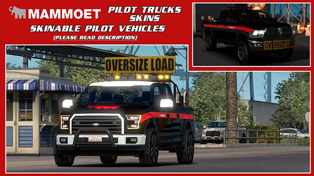 Skinable Pilot Vehicles (Mammoet) v1.0 1.34.x