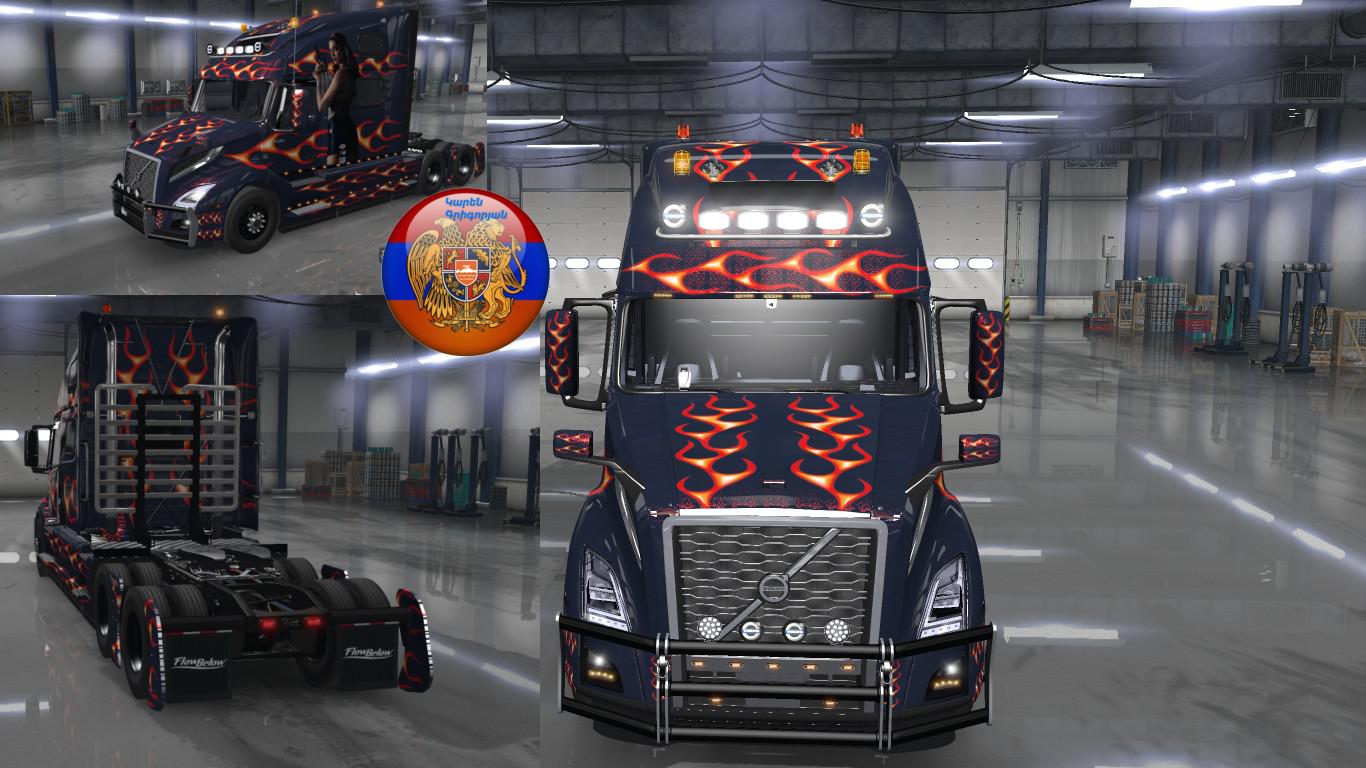 Volvo VNL 2018 Truck XXX 3 Metallic Skin 1.34.x