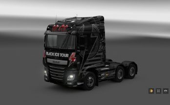 Black Ice Truck & Trailer skin v1.0