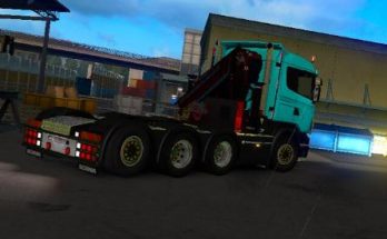 Crane for Scania R4 (RJL) 1.34.x