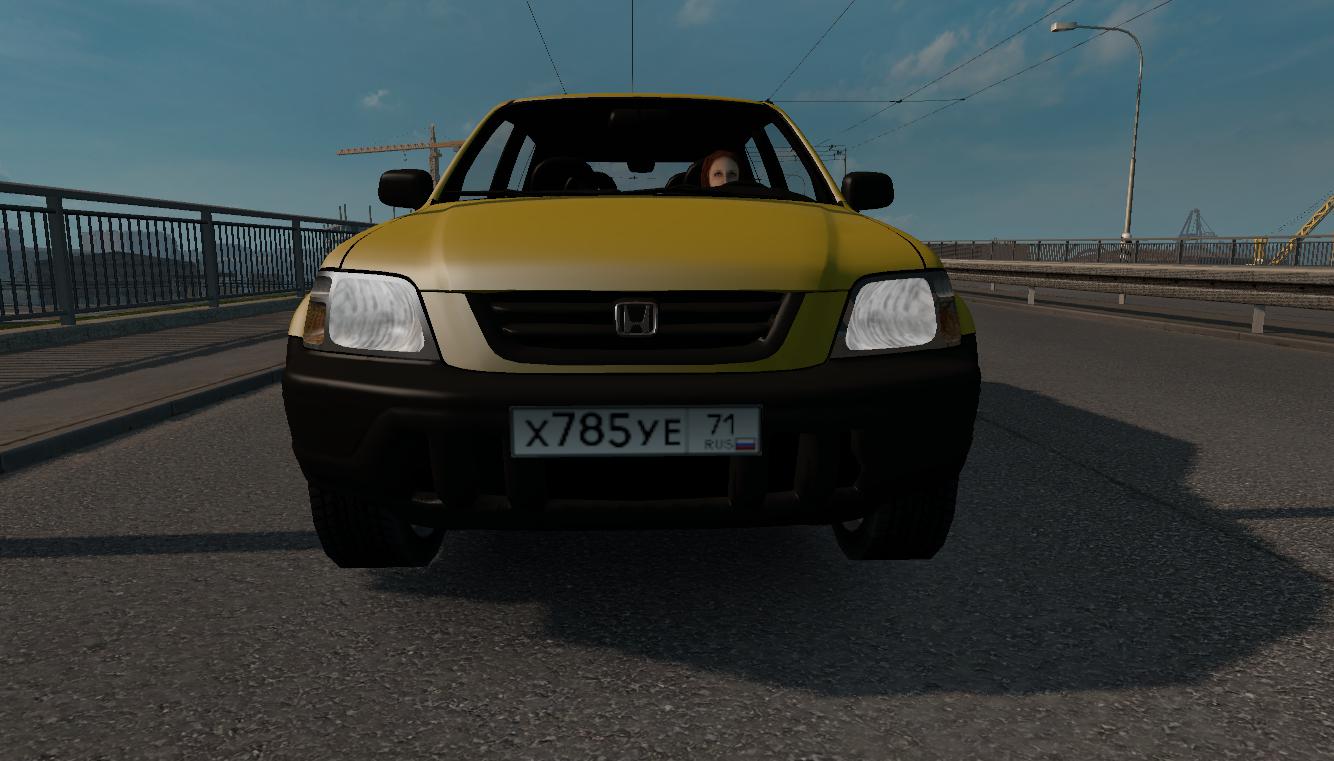Font of Russian license plates scs for RusMap card v1.0