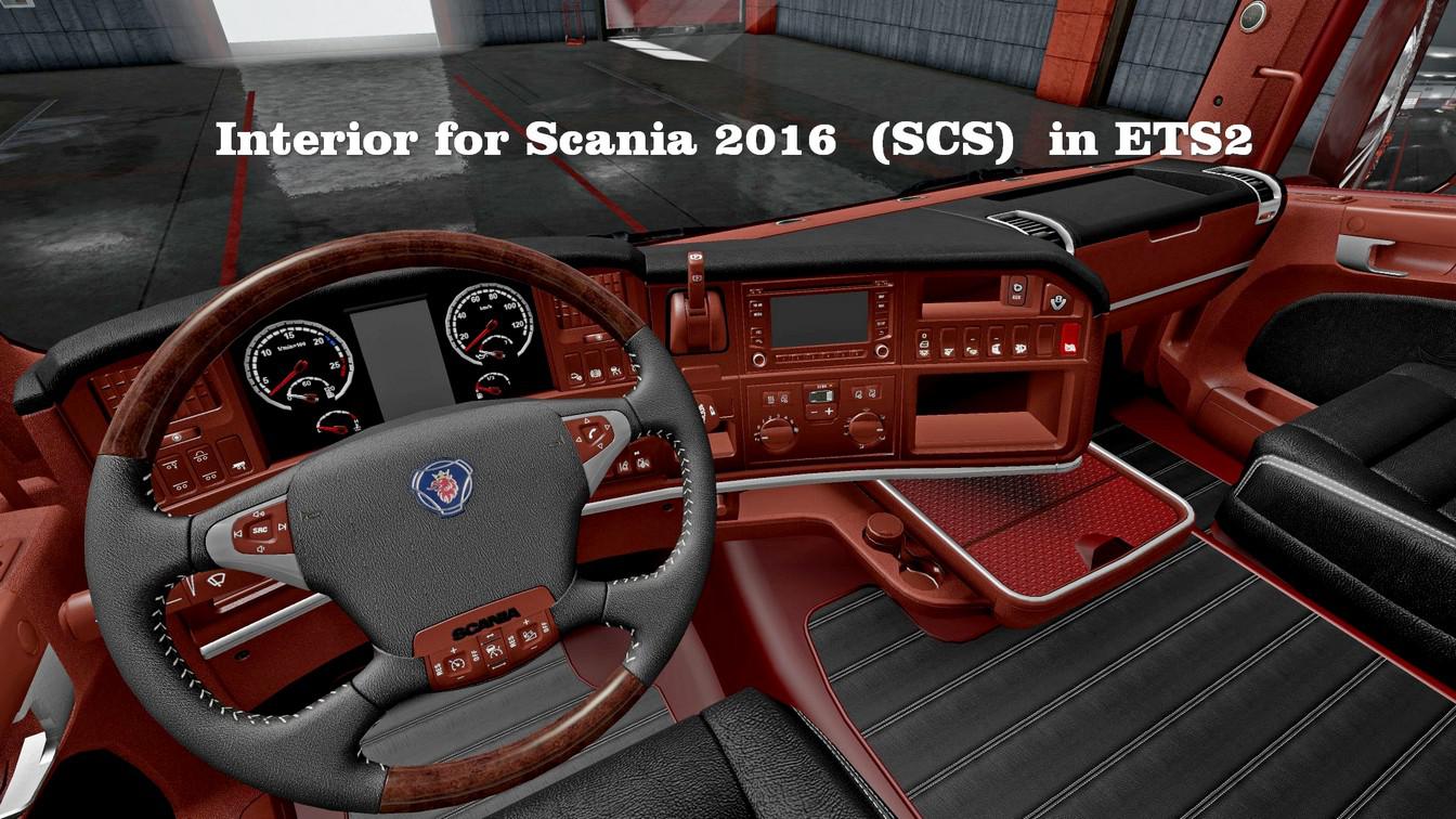 Interior for Scania 2016 1.34.x