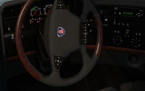 Scania Wood Steering Wheel 1.34.x