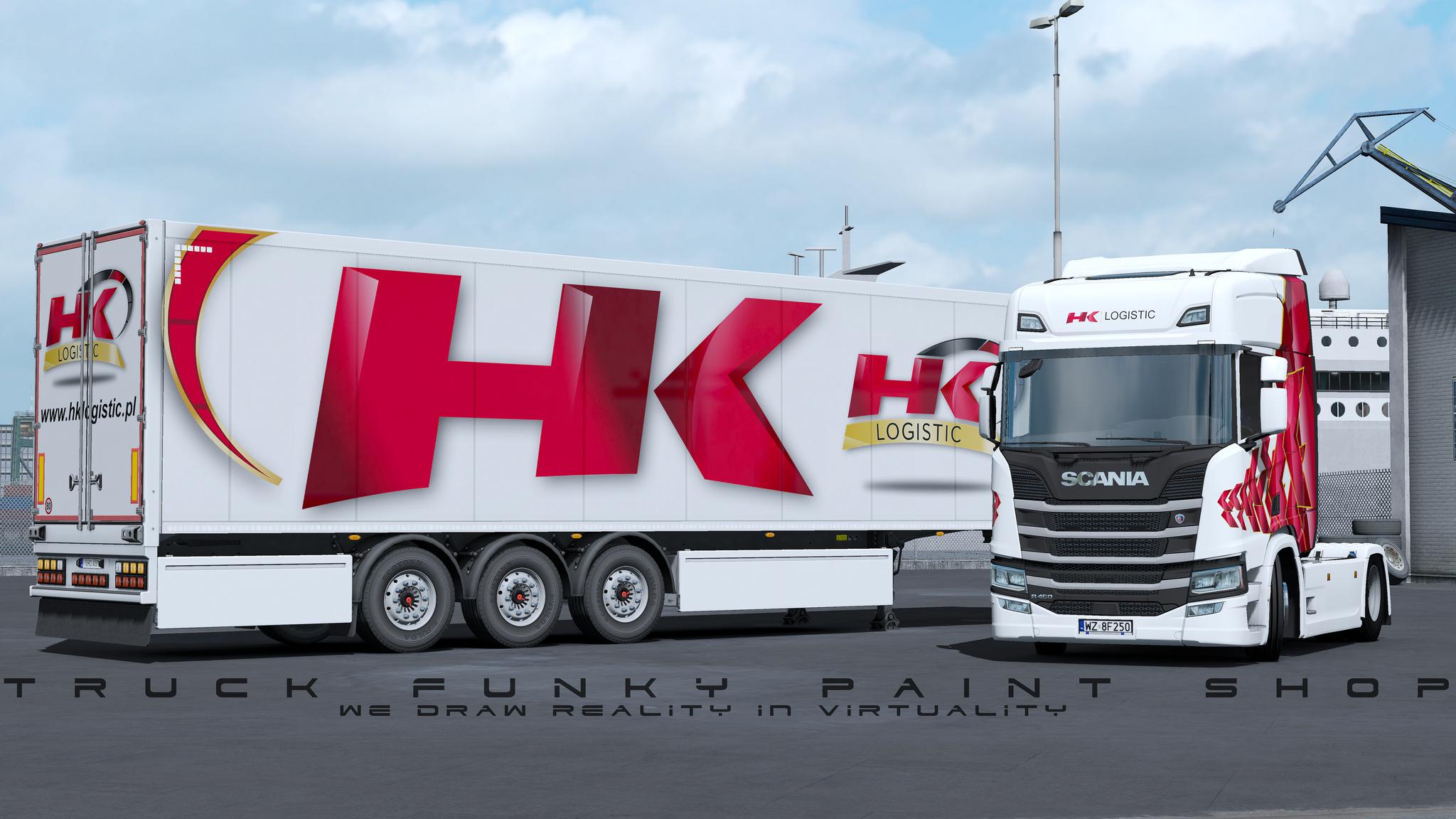 Skin HK Logistic PL for Scania R NextGEN v1.0 1.34.x